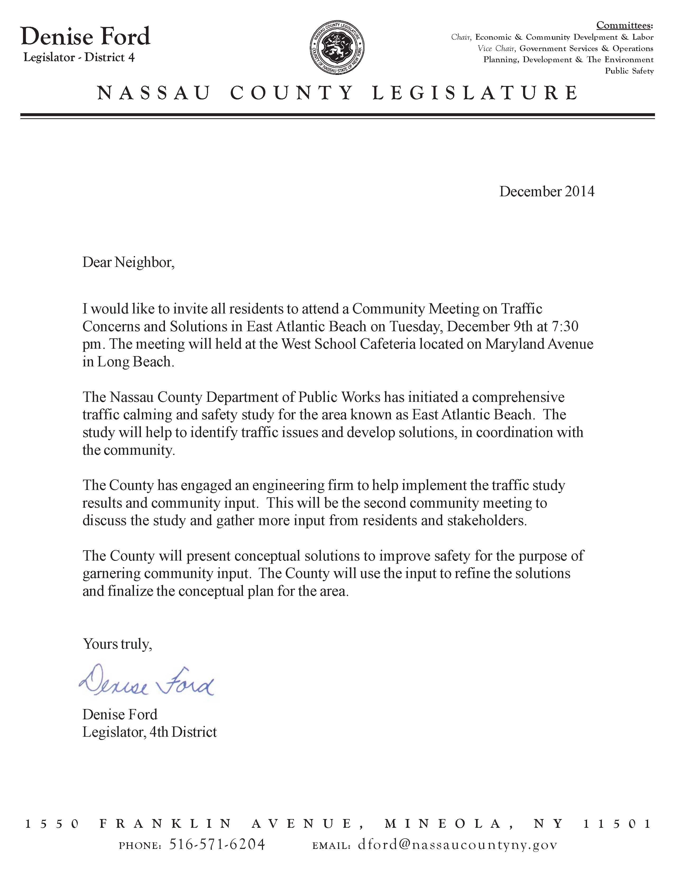 PR EAB Letter
